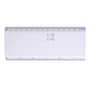 White White Sliding Tile Ruler Puzzle