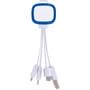 White/Blue Family Light Up  3 in 1 Cable