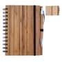 Natural Bamboo Cover Notebook with Pen