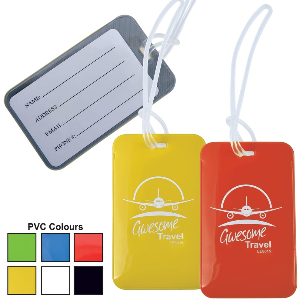 printed luggage tag