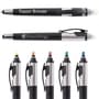 Pen Colour : Black/Silver; Hig Trident Ballpoint Pen / Stylus Highlight Marker