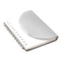 Silver/Clear Mini Curve Notepad