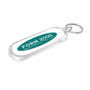 Clear Oblong Acrylic Keyring