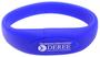 Blue Silicone Wristband  with 8GB Flash Drive