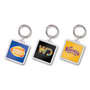 Full Colour Lens Key Ring - Square