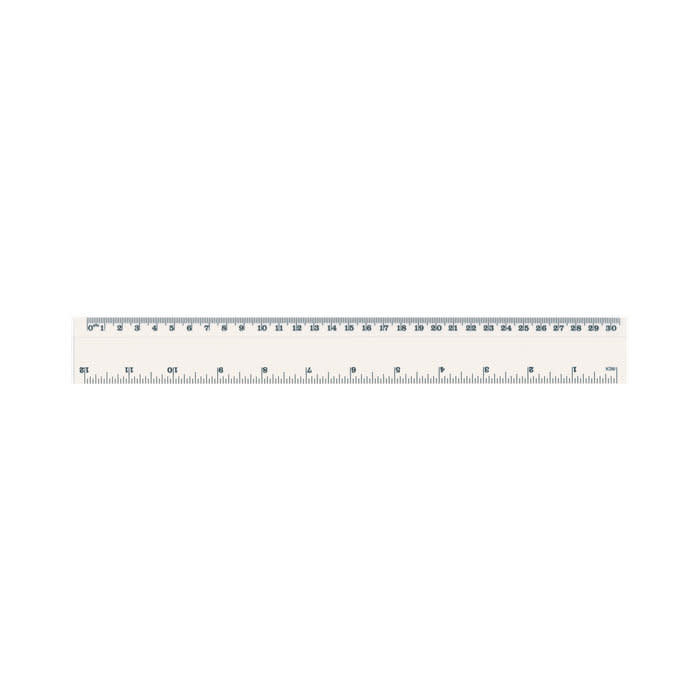 White Easy Flip Up Ruler