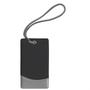 Black/Silver Trekka Luggage Tag