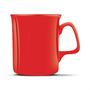 Red Corinth Bone China Coffee Mug