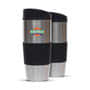 Silver/Black Laguna Thermal Mug