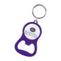 Purple Chevron Bottle Opener Key Ring