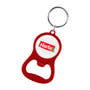 Red Chevron Bottle Opener Key Ring