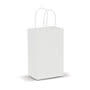 White Paper Carry Bag - Small