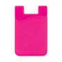 Pink Silicone Phone Wallet