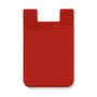 Red Silicone Phone Wallet