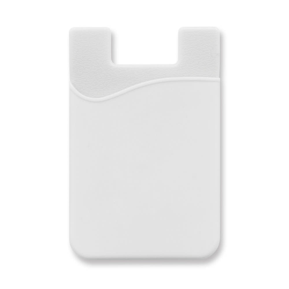 White Silicone Phone Wallet