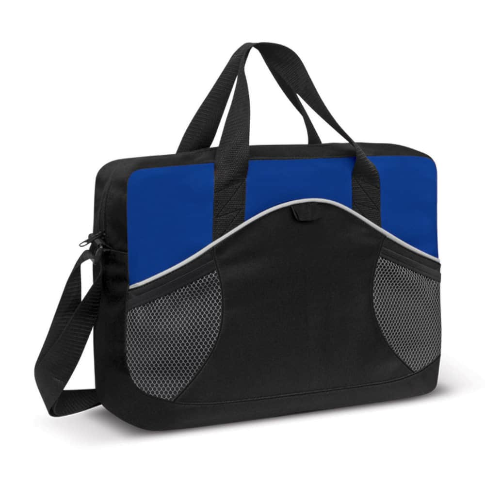 Royal Blue Contour Satchel