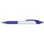 White/Dark Blue Cleo Pen - White Barrels