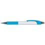 White/Light Blue Cleo Pen - White Barrels