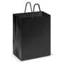 Black Laminated Carry Bag - Medium