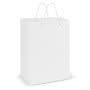 White Laminated Carry Bag - Large