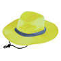 Yellow Hi Vis Reflector Safety Hat