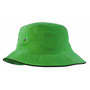 Lime/Black Headline Bucket Hat