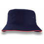 Navy/Red Headline Bucket Hat