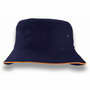 Navy/Orange Headline Bucket Hat