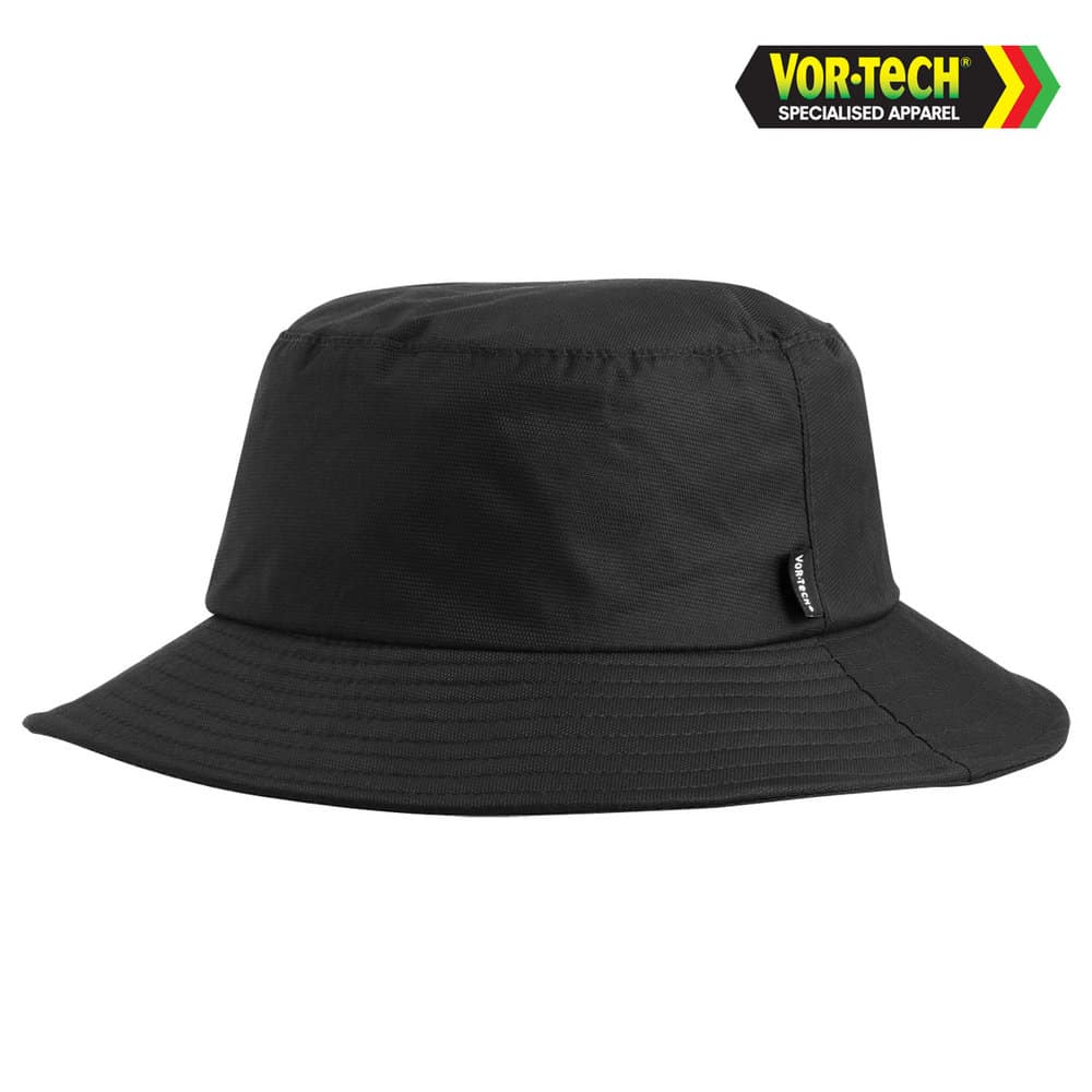 Black Vortech Bucket Hat