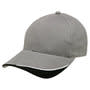 Grey/White/Black Stampton Cap