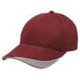 Maroon/White/Grey Stampton Cap