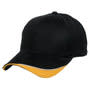 Black/White/Gold Stampton Cap