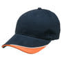 Navy/White/Orange Stampton Cap