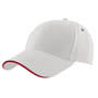 White/Red Reuben Cap