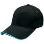 Black/Aqua Reuben Cap