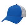 Royal/Silver Cotton Trucker Cap