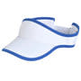 White/Royal Sports Visor