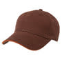 Dark Brown/Ochre Premium Soft Sandwich Peak