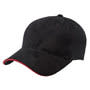 Black/Red Premium Soft Sandwich Peak