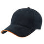 Navy/Orange Premium Soft Sandwich Peak