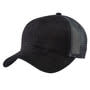 Black/Charcoal Premium Soft Mesh Cap