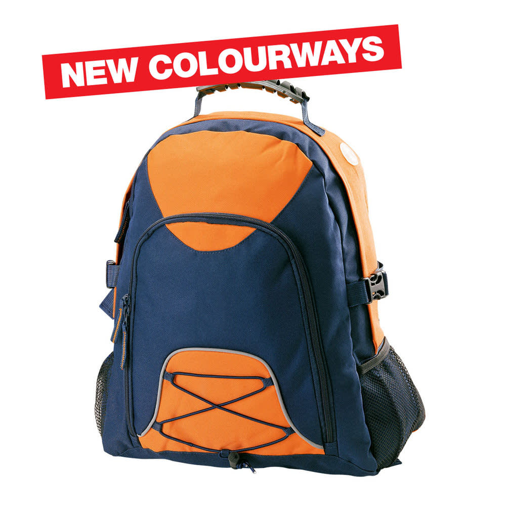 Orange/Navy Trekker Backpack