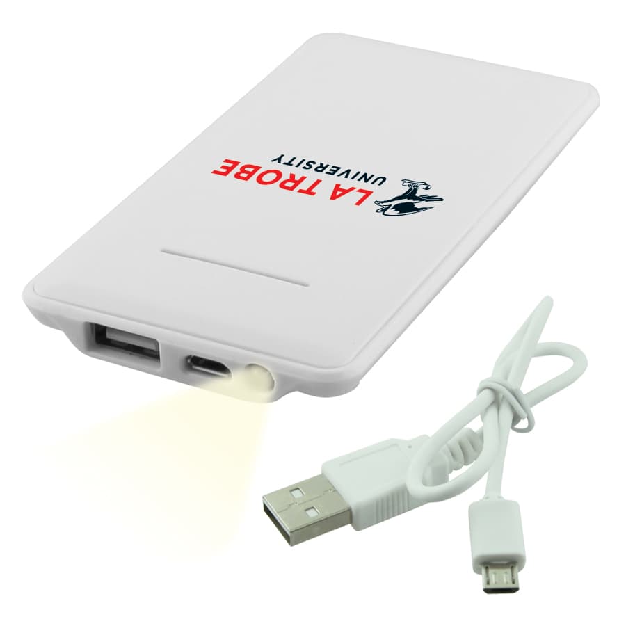 White The Ballina 2200 Power Bank