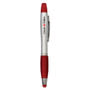 Red Stylus Pen with Highlighter