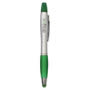 Green Stylus Pen with Highlighter