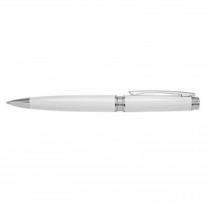 White Ambasador Ball Pen