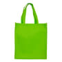 Lime Printed Non-Woven Tote Bag with Gusset