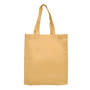 Natural Printed Non-Woven Tote Bag with Gusset