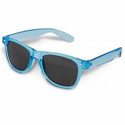 Translucent Blue Malibu Premium Sunglasses - Translucent