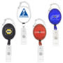 Full Colour Retractable Badge Holder (Carabiner Clip)